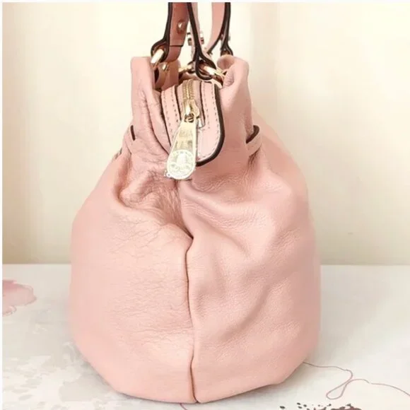 Maison Pourchet Powder Pink Buttery Soft Leather Bag Made in France Like New! 😍 - Picture 6 of 15